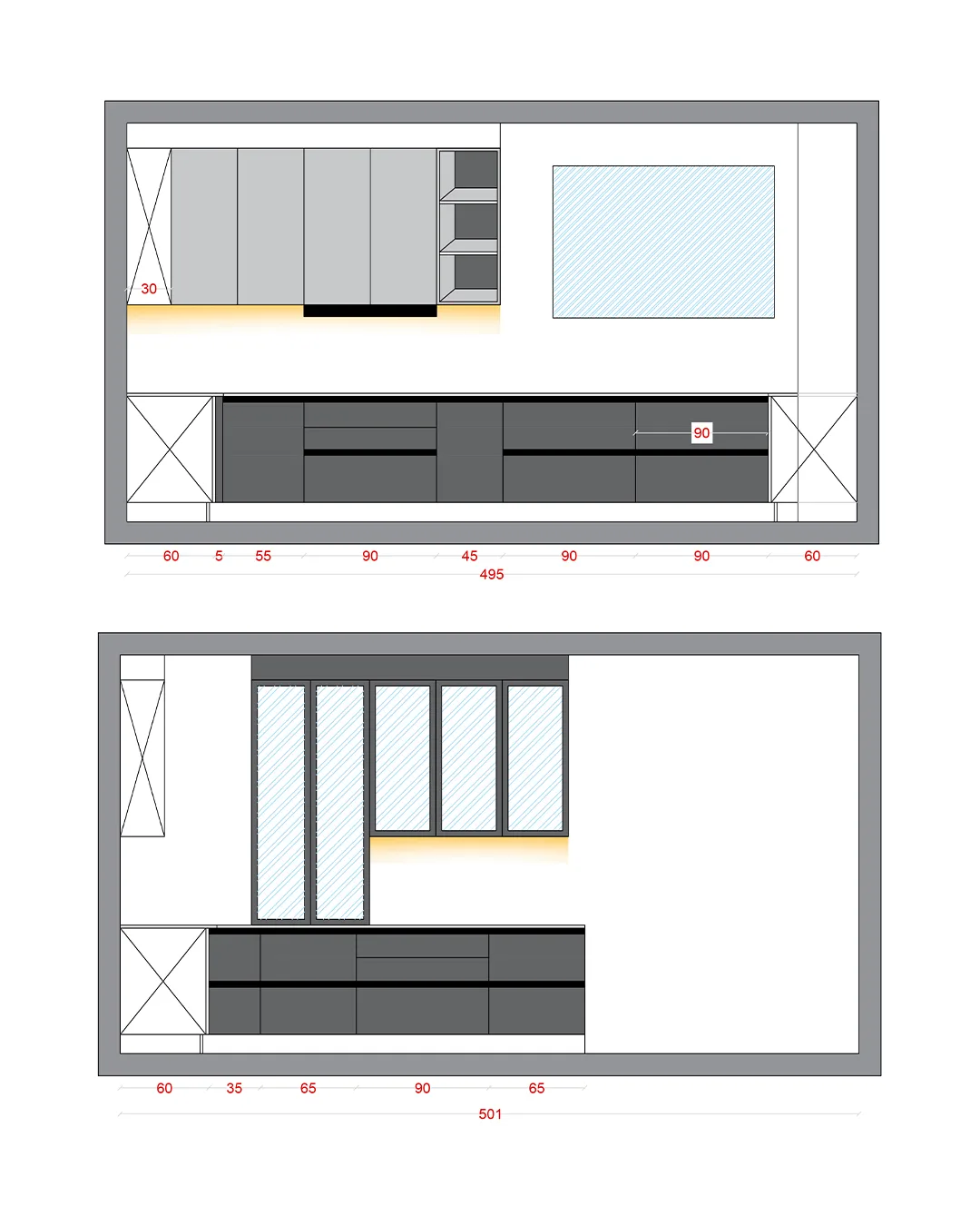 Glass Display Cabinetry, photo 3 of 6, M.ALABBAR interior architecture