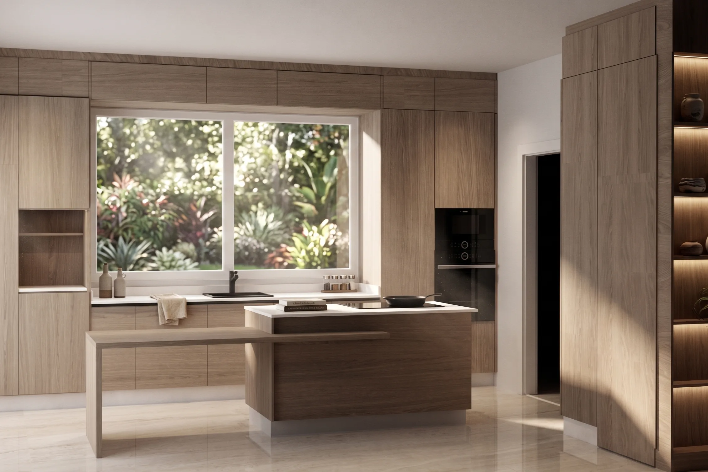 Garden View Kitchen, Kitchen project by M.ALABBAR, Suwanee GA