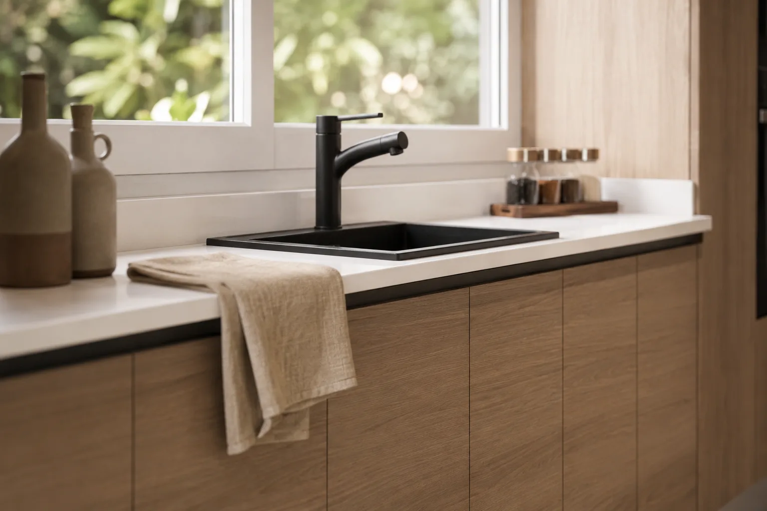 Garden View Kitchen, photo 2 of 4, M.ALABBAR interior architecture