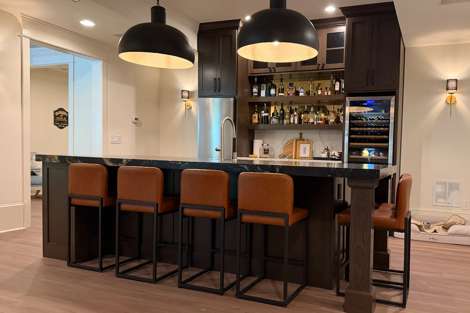 Private Bar Lounge, Living project by M.ALABBAR, Suwanee GA