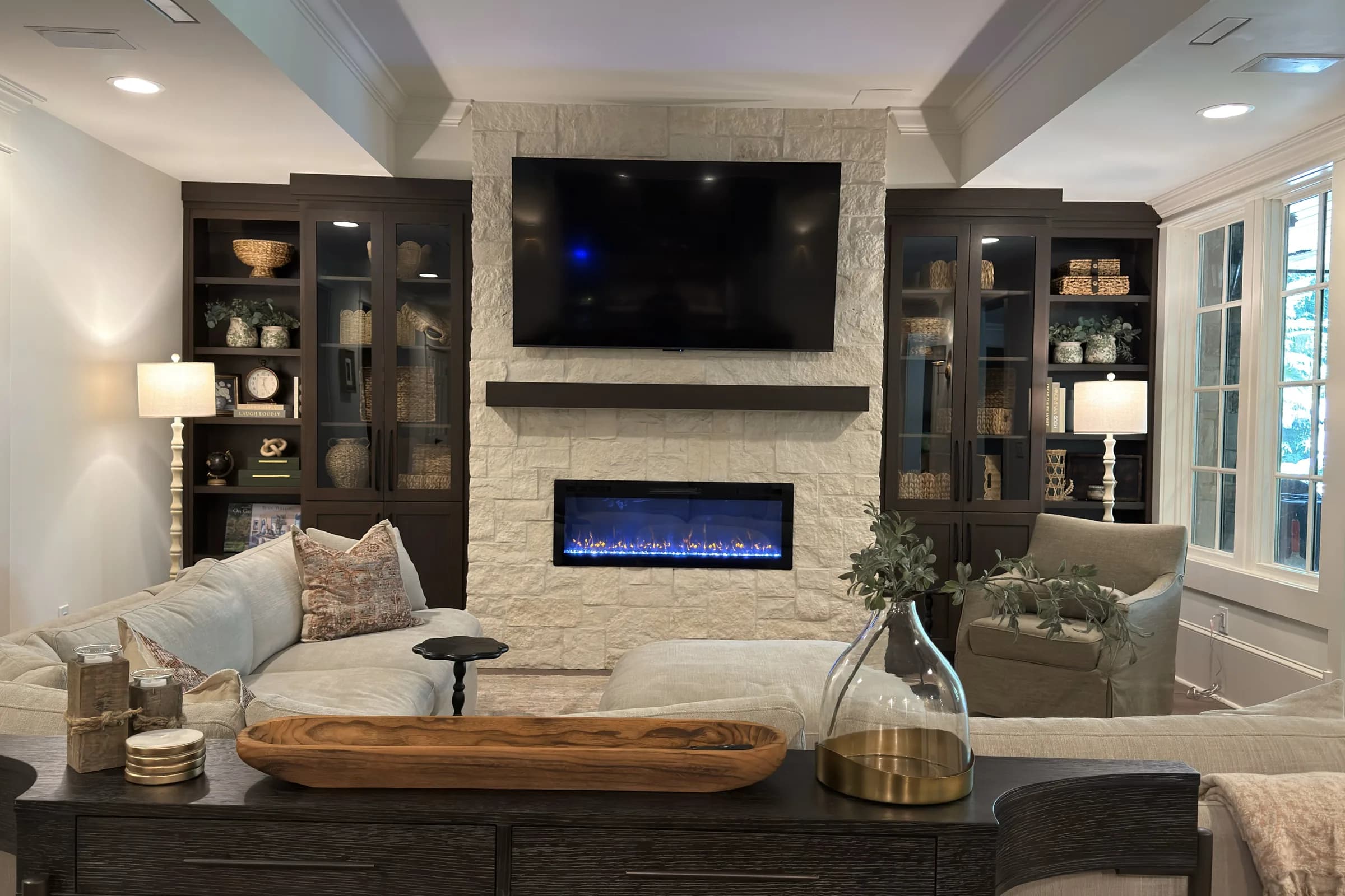 Fireside Living Room, photo 3 of 7, M.ALABBAR interior architecture