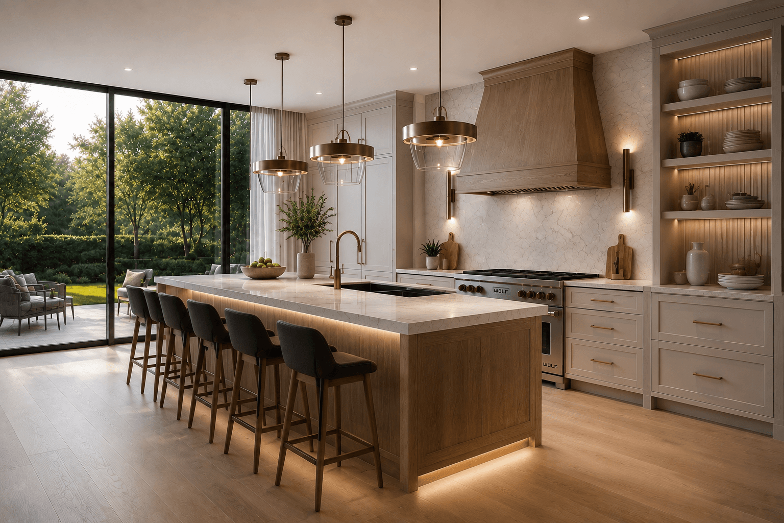 Luxury Kitchen Design & Build, M.ALABBAR interior architecture, Suwanee GA