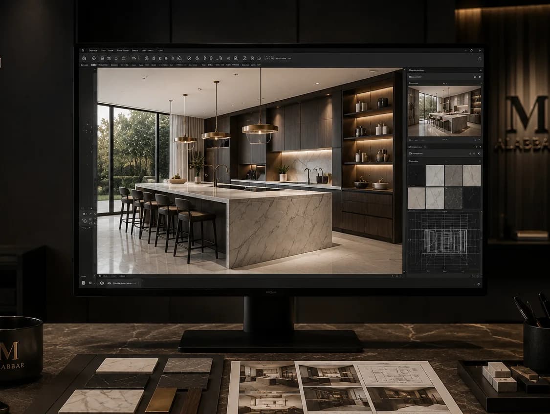 3D Visualization & Mood Boards, M.ALABBAR interior architecture, Suwanee GA